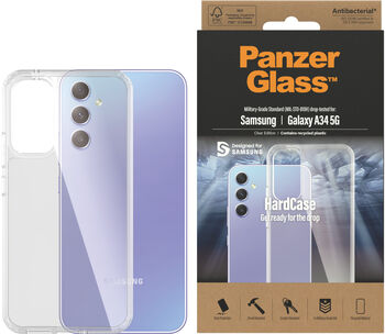 PanzerGlass Samsung Galaxy A34 HardCase símahulstur - Glært 