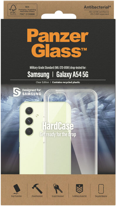 PanzerGlass Samsung Galaxy A54 HardCase símahulstur - Glært 