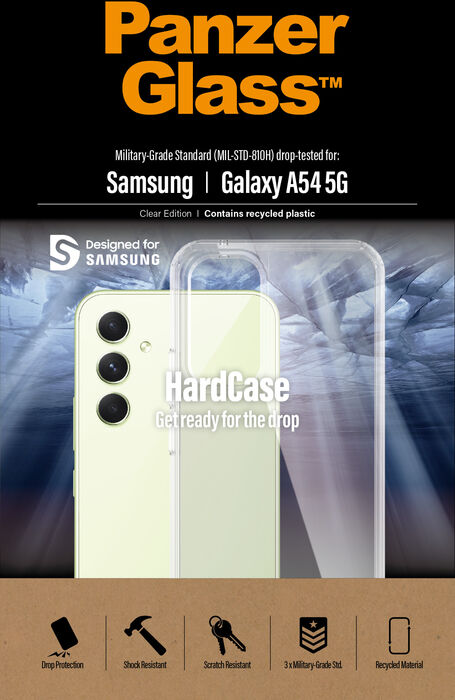 PanzerGlass Samsung Galaxy A54 HardCase símahulstur - Glært 