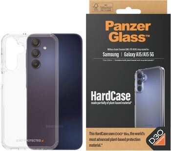 PanzerGlass Samsung A15 / A15 5G Hardcase D3O hulstur - Glært