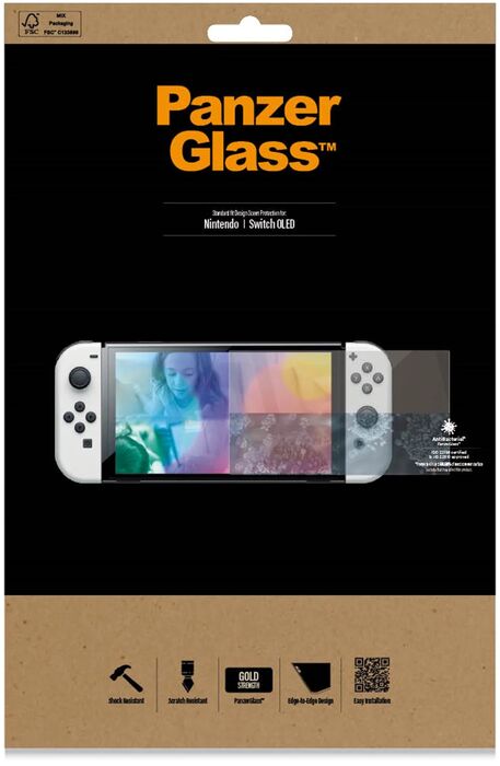 PanzerGlass Nintendo Switch OLED skjávörn