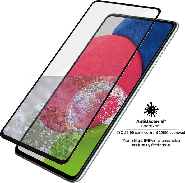 PanzerGlass Samsung A52/A52s/A53 öryggisgler - Svart