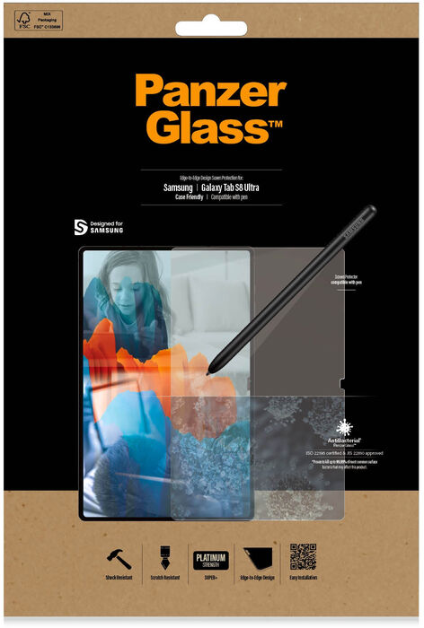 PanzerGlass Samsung Galaxy Tab S8 Ultra öryggisgler