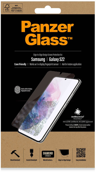 PanzerGlass Samsung Galaxy S22 öryggisgler