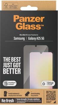 PanzerGlass Samsung Galaxy A25 öryggisgler með EasyAligner
