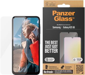 PanzerGlass Samsung Galaxy A25 öryggisgler með EasyAligner