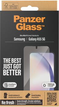 PanzerGlass Samsung Galaxy A55 öryggisgler með EasyAligner