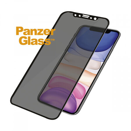 PanzerGlass iPhone 11/XR öryggisgler með skjásíu