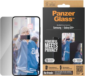 PanzerGlass Samsung Galaxy S24+ öryggisgler með skjásíu