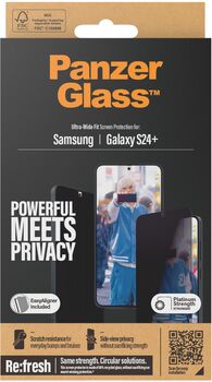 PanzerGlass Samsung Galaxy S24+ öryggisgler með skjásíu