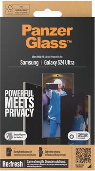 PanzerGlass Samsung Galaxy S24 Ultra öryggisgler með skjásíu