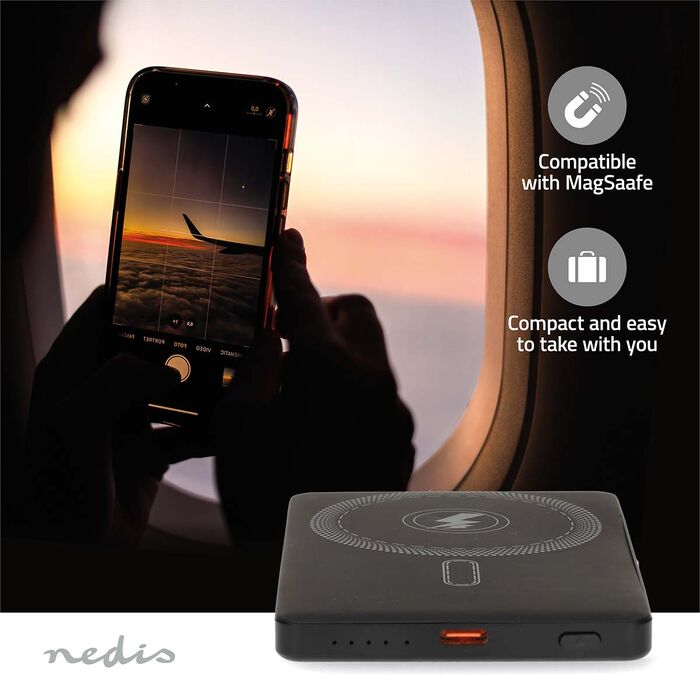 Nedis ferðahleðsla - 5.000 mAh