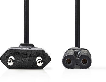 Nedis Euro plug rafmagnssnúra 2 metrar