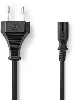 Nedis Euro plug rafmagnssnúra 2 metrar