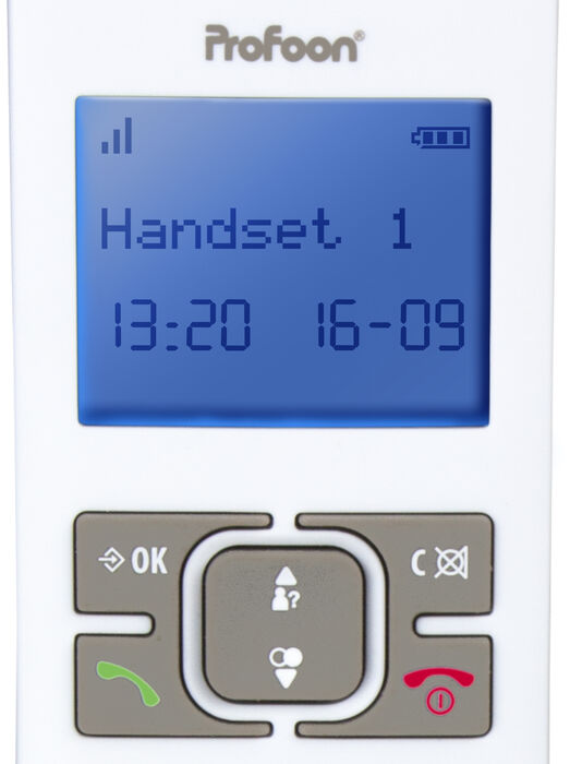 Profoon PDX-8400TE heimasími - Hvítur