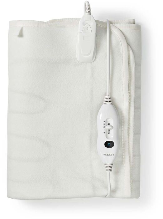 Nedis hitaundirteppi - Hvítt