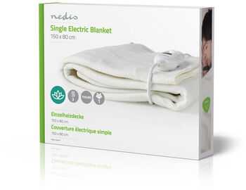 Nedis hitaundirteppi - Hvítt