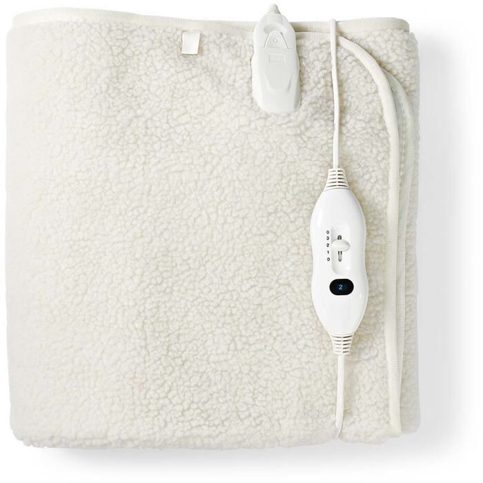 Nedis hitaundirteppi - Hvítt