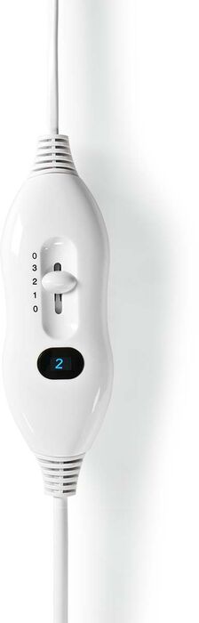 Nedis hitaundirteppi - Hvítt