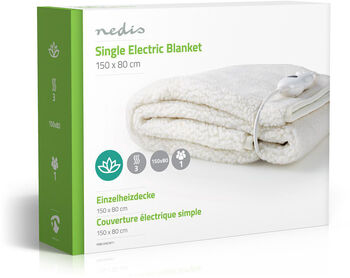 Nedis hitaundirteppi - Hvítt