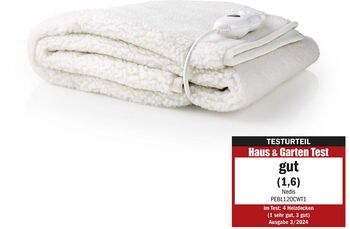 Nedis hitaundirteppi - Hvítt