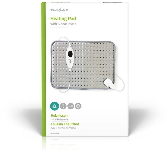 Nedis hitapúði - Grár