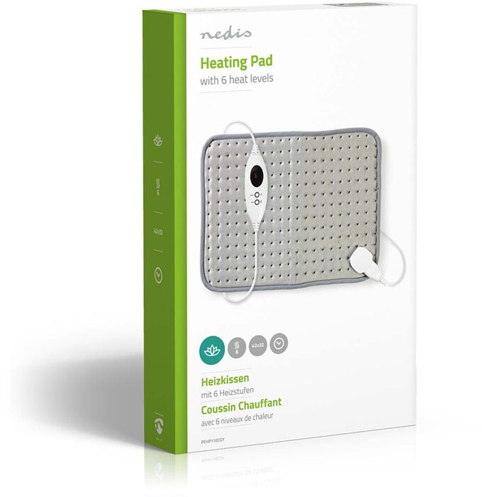 Nedis hitapúði - Grár