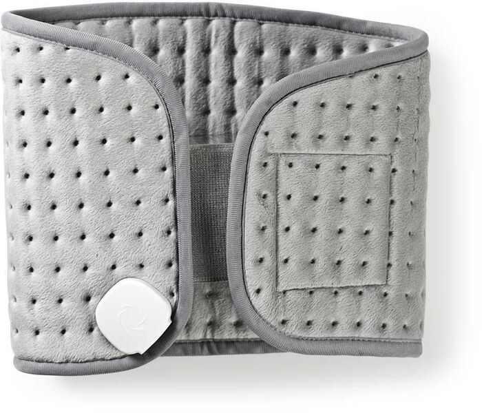 Nedis hitapúði fyrir bak og kvið - Grár