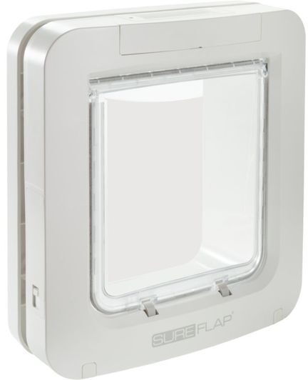 SURE Sureflap Pet gældýralúga m. örmerkjalesara - Hvít