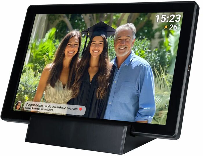 Denver PFF-1070 stafrænn myndarammi með rafhlöðu 10,1" - Svartur