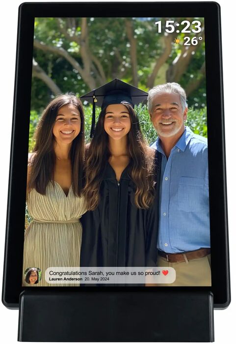 Denver PFF-1070 stafrænn myndarammi með rafhlöðu 10,1" - Svartur