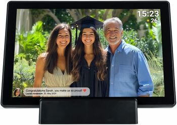 Denver PFF-1070 stafrænn myndarammi með rafhlöðu 10,1" - Svartur