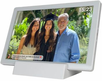 Denver PFF-1070 stafrænn myndarammi með rafhlöðu 10,1" - Hvítur