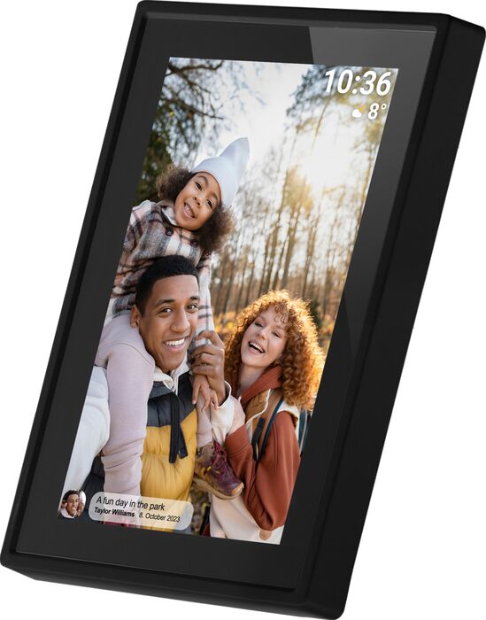 Denver PFF-725 stafrænn myndarammi 7" - Svartur