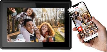 Denver PFF-725 stafrænn myndarammi 7" - Svartur