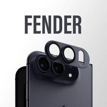 PanzerGlass iPhone Duo Fender linsuvörn - Dökkblá