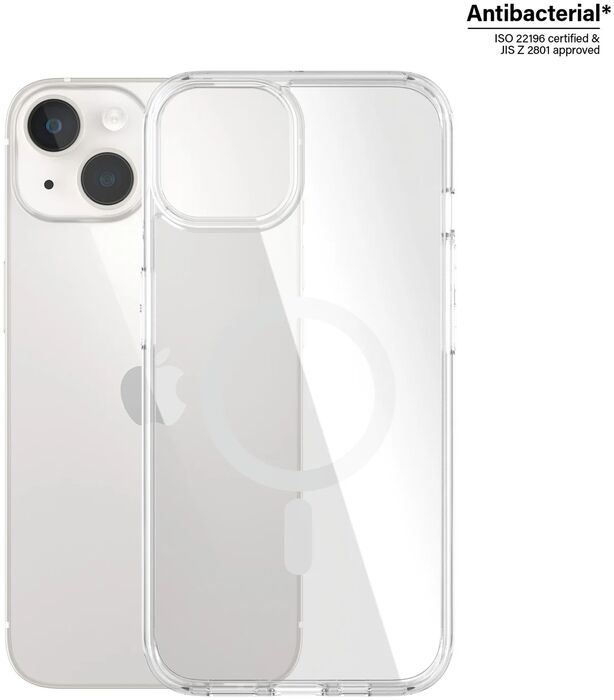 PanzerGlass iPhone 14/13 HardCase MagSafe símahulstur - Glært