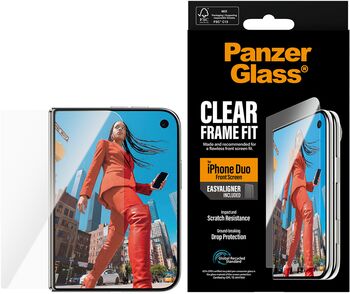 PanzerGlass iPhone Duo öryggisgler með EasyAligner