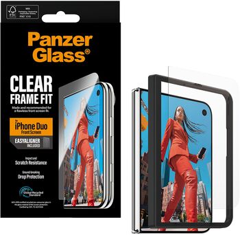 PanzerGlass iPhone Duo öryggisgler með EasyAligner