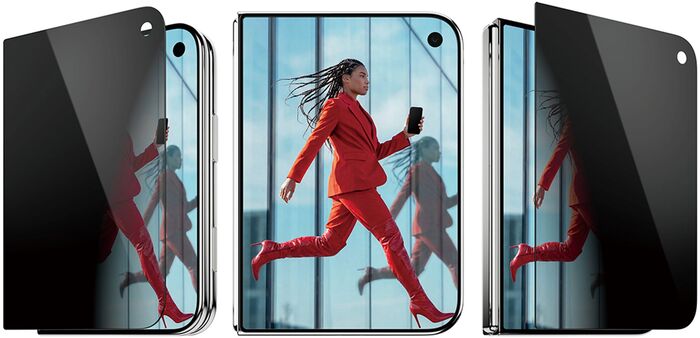 PanzerGlass iPhone Duo öryggisgler með skjásíu og EasyAligner