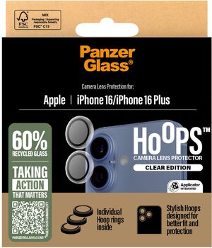PanzerGlass Iphone 16 / 16 Plus Glær linsuvörn
