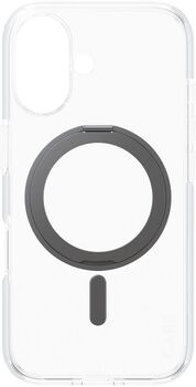 PanzerGlass Care iPhone 16 með standi - Glært / svart