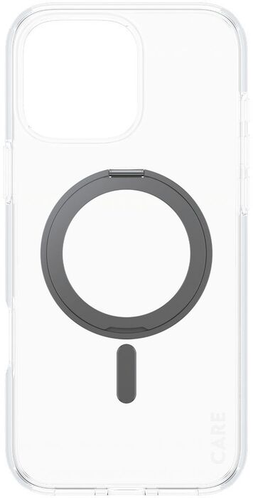 PanzerGlass Care iPhone 16 Pro Max með standi - Glært / svart