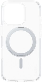 PanzerGlass Care iPhone 16 Pro með standi - Glært / silfur