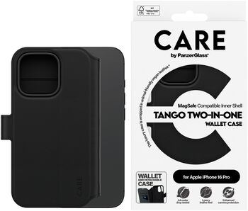 PanzerGlass Care iPhone 16 Pro símaveski - Svart