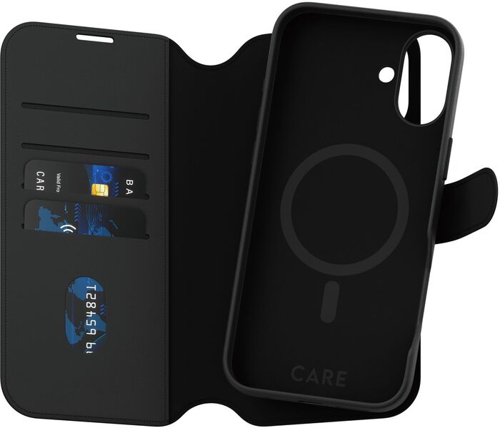 PanzerGlass Care iPhone 16 Plus símaveski - Svart