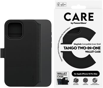 PanzerGlass Care iPhone 16 Pro Max símaveski - Svart