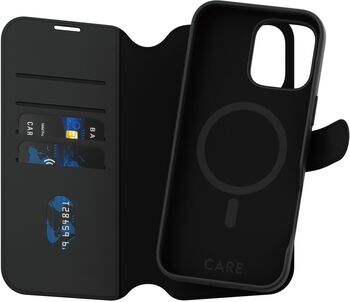 PanzerGlass Care iPhone 16 Pro Max símaveski - Svart