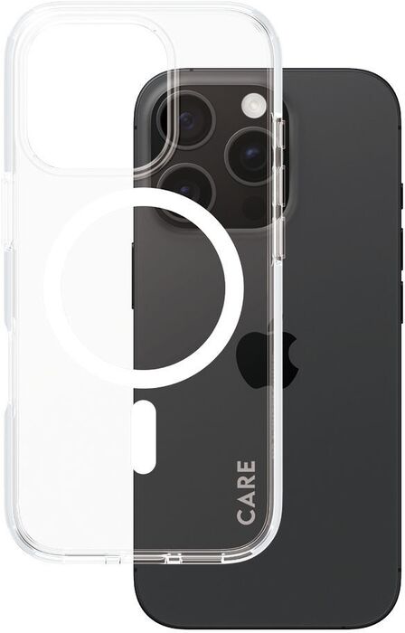 PanzerGlass Care iPhone 16 Pro Urban Combat símahulstur - Glært / hvítt