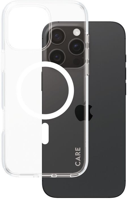 PanzerGlass Care iPhone 16 Pro Max Urban Combat símahulstur - Glært / hvítt
